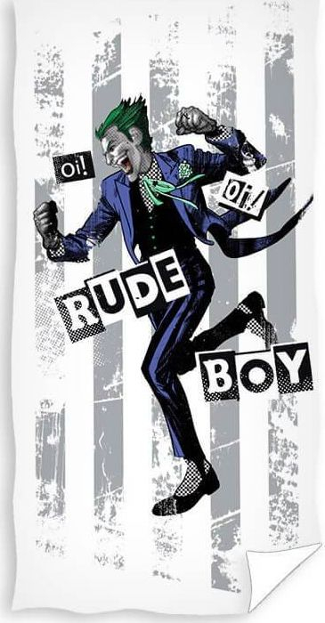 Peshqir plazhi DC Comics Batman Joker, 70 x 140 cm, 100% pambuk, shumëngjyrësh