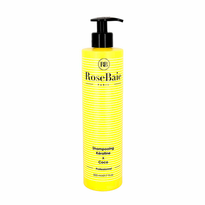 Shampo për flokë Rosebaie Paris Shampoing, Vaj Kokosi & Keratine, 500ml