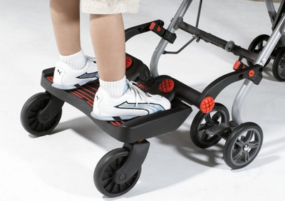 Platformë ride-on për karrocë Lascal BuggyBoard Mini, deri 22 kg, universale, e zezë