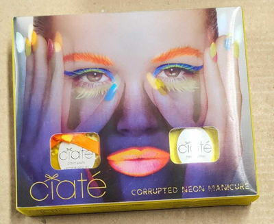 Сет за маникир Ciaté Corrupted Neon Manicure CN002, неонски ефект, со сјај, повеќебоен