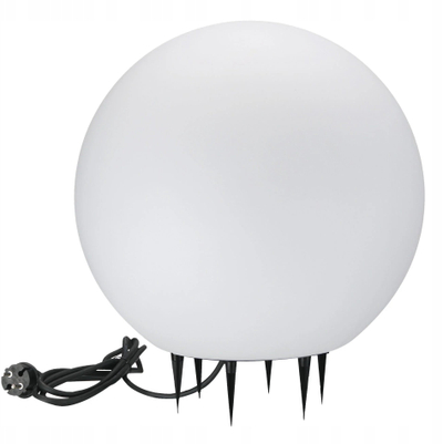 Llambë kopshti Polux ARGENTO, sferë Ø30cm, 1xE27 25W, IP65, e bardhë