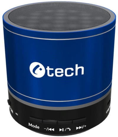 Altoparlant portativ C-TECH SPK-08L, Bluetooth 5.0, 3W, blu