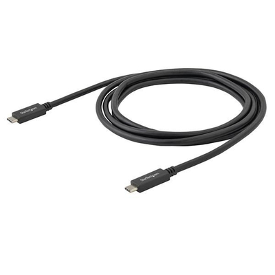 Kabllo USB C StarTech USB31CC50CM, USB 3.1 10Gbps, 0.5m, e zezë