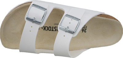 Sandale për gra Birkenstock Arizona Birko Flor, madhësia 43, të bardha