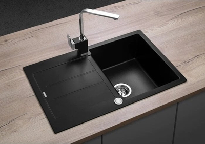 Lavaman kuzhine Concept DG10C45bc, granit, me pikatore, i zi