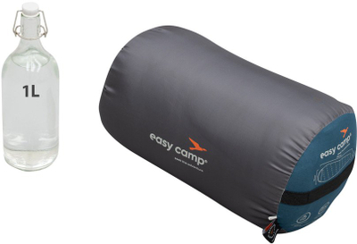 Вреќа за спиење Easy Camp, за возрасни, летна сезона, боја петрол