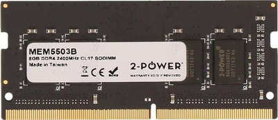 RAM memorie për laptop 2-Power SODIMM, DDR4, 8GB, 2400MHz, CL17 (36994-uniw)