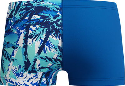 Rroba banje djemsh Speedo Printed V Cut Aquashort, EnduraBrite, me print palme, blu