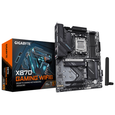 Pllakë amë GigaByte MB Gaming AMD Socket AM5, AMD Ryzen 9000, DDR5, Wi-Fi 6