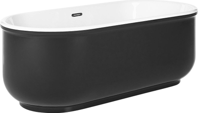 Vaskë e pavarur PINEL 1700 x 800 mm, ovale, e zezë