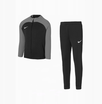 Trening për kalamoj Nike Academy Jr DJ3363 013, Dri FIT, poliester, i zi me gri