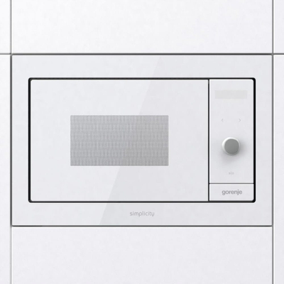 Mikrovalë inkaso Gorenje BM235G1SYW, 23L, 900W me gril, e bardhë