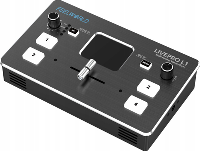 Mikser video Feelworld LIVEPRO L1, 4x HDMI, USB 3.0, i zi