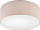 Plafonierë tavani Lamkur Chester 48048, rrethore, 35cm, bezhë e bardhë