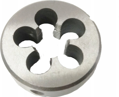 Freze rrethore Richmann M10x1.25 DIN 223, fine thread, metal, argjendt