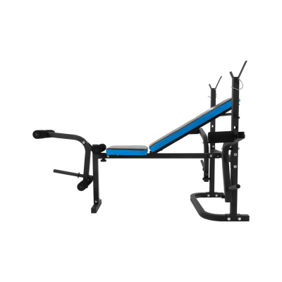 Stol për stërvitje Rebel Active RBA-2007, mban deri 220 kg, 3 pozicione rregullimi, zi me blu