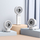 Ventilator portativ JISULIFE, 5000 mAh, 5 shpejtësi, me ekran LED, i bardhë