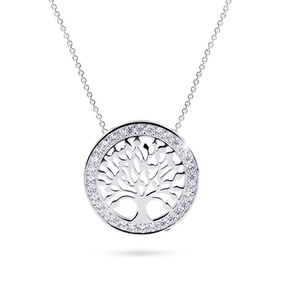 Qafore për femra Cutie Jewellery Tree of Life Z5021-40-10-X-2 , e argjendtë