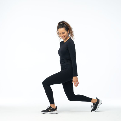Хеланки за жени IQ Cross The Line ISMAE BOTTOM WMNS, најлон, црни