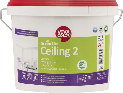 Bojë tavani Vivacolor GL Ceiling 2 A, 2.7L, super mat, e bardhë