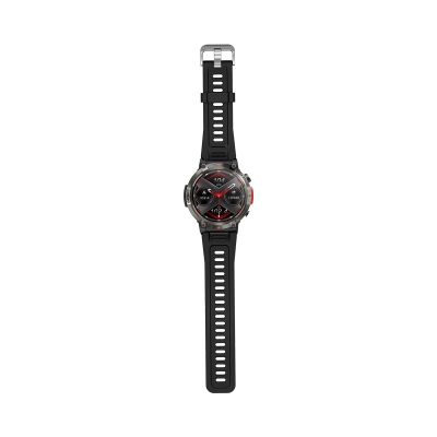 Паметен часовник Veltori VT140-1, екран 1.45", Bluetooth 5.0, црна силиконска лента