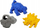 Set lodrash rëre Dinosaur, kovë me grirës dhe sitë, lopatë dhe grep, shumëngjyrësh