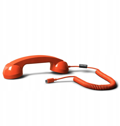 Kufje telefonike Native Union POP Phone, USB C, retro, e kuqe