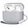 Mbrojtëse silikoni Tech-Protect për Apple AirPods Pro 3, kapak karikimi, gri