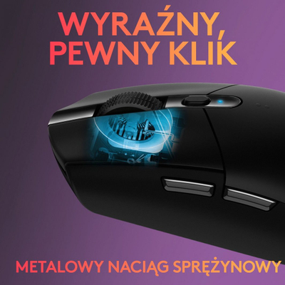 Mayc Logitech G305 LIGHTSPEED, Gaming, RF Wireless, црно