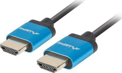 Kabllo Lanberg (CA-HDMI-22CU-0005-BK), HDMI në HDMI, 0.5 m, e zezë
