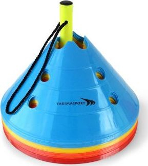 Set trajnimi YakimaSport Cone Ladder Islands, 20 copë, plastikë, shumëngjyrësh