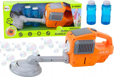 Makine flluskash sapuni LEAN Toys, formë kositëse trimmer, portokalli