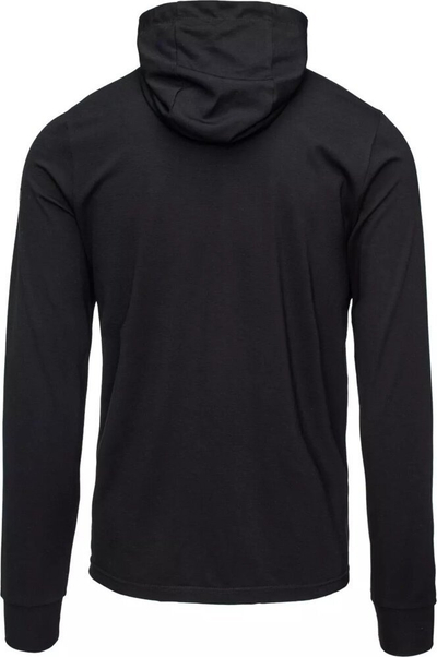 Bluza sportive Fitanu Fabiano për meshkuj, me kapuç, me zinxhir, e zezë