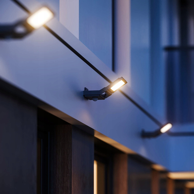 Prozhektor LED Steinel XLED PRO ONE S, me sensor lëvizjeje, dritë e ngrohtë, gri