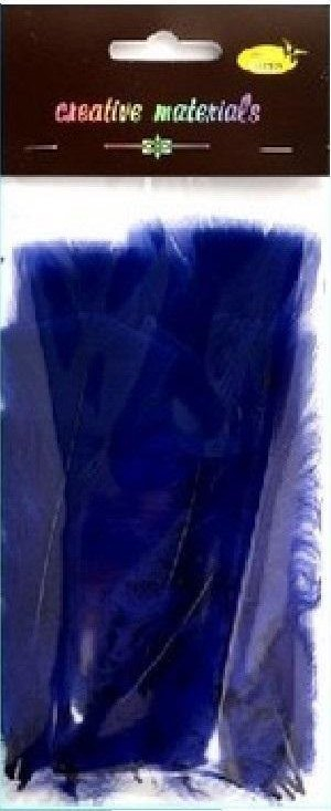 Pupla për zbukurim Galeria Hobby Soft Feathers, 15 copë, blu navy