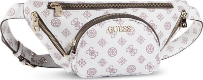 Çantë beli Guess Utility Vibe, tekstil, për goca, e bardhë
