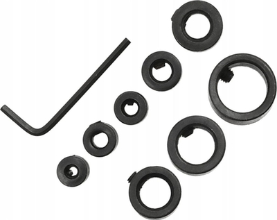 Set ndalesa thellësie për shpim Geko, 8 copë, 3 16 mm