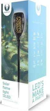 Соларна градинарска ламба Forever Light Torch, 300mAh, IP65, црна