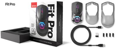 Maus Marvo FIT PRO G1W, gri
