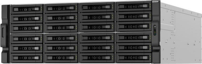 Server NAS Qnap TS-h3087XU, 30 vende për disqe, 64GB RAM, për raft 4U