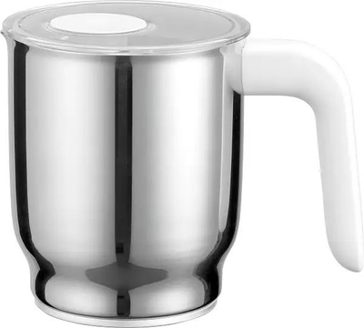 Rrahës qumështi elektrik Zwilling Steel 53104-000-0, çelik inox, i zi
