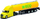 Lodër kamion Freightliner Cascadia Welly, model cisternë, shkallë 1:64, i verdhë