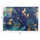 Pikturë murale Gobi HM4777, kanavacë e printuar, 98x68cm, blu jeshile