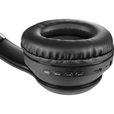 Kufje Bluetooth Defender Freemotion B571, wireless, LED, të zeza