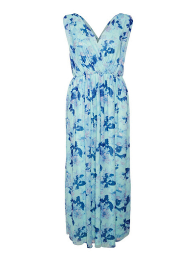 Fustan VERO MODA VMREY Regular Fit, i kaltër/gjelbër