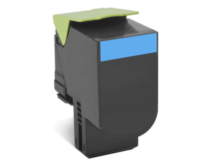 Toner Lexmark 70C2XCE, cyan, high yield, origjinal