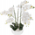 Bimë artificiale Atmosphera ORCHIDEE, 65 cm, vazo e bardhë