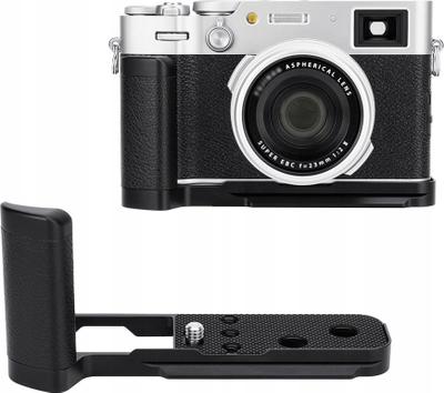 Gripi për kamerë JJC HG X100VI, me battery grip, i zi