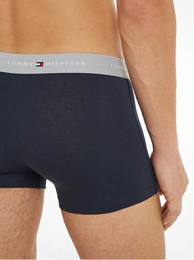 Set të brendshme 3 copë për meshkuj Tommy Hilfiger, të kaltra
