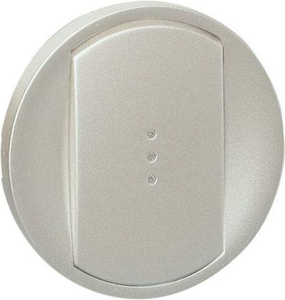 Çelës ndriçues Legrand Celiane 068303, buton i vetëm, titanium